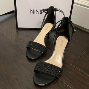 Nine West Elegantly Studded Low Heel